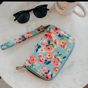 Wander Wallets Bloom Wristlet